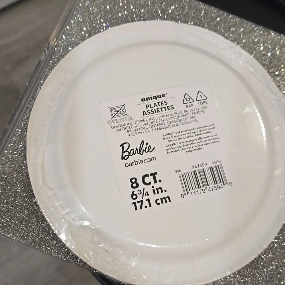 Barbie‎ Disposable Tableware Party Set
